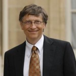 Microsoft founder Bill Gates leaves the Elysee Palace after a meeting with France’s President Nicolas Sarkozy in Paris