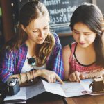 Girls Traveler Adventure Trip Vacation Concept